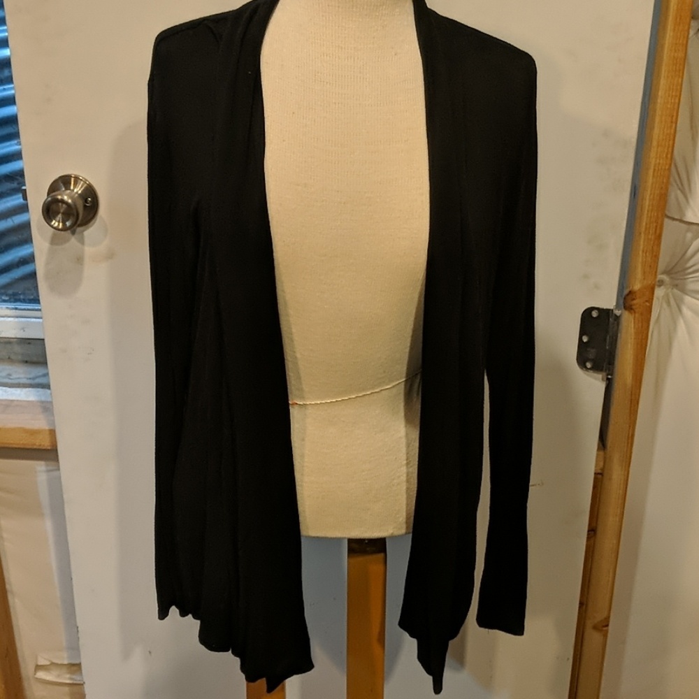 Black Long Sleeve Cardigan